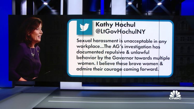 N.Y. Lt. Governor Kathy Hochul lays low during calls for Cuomo resignation