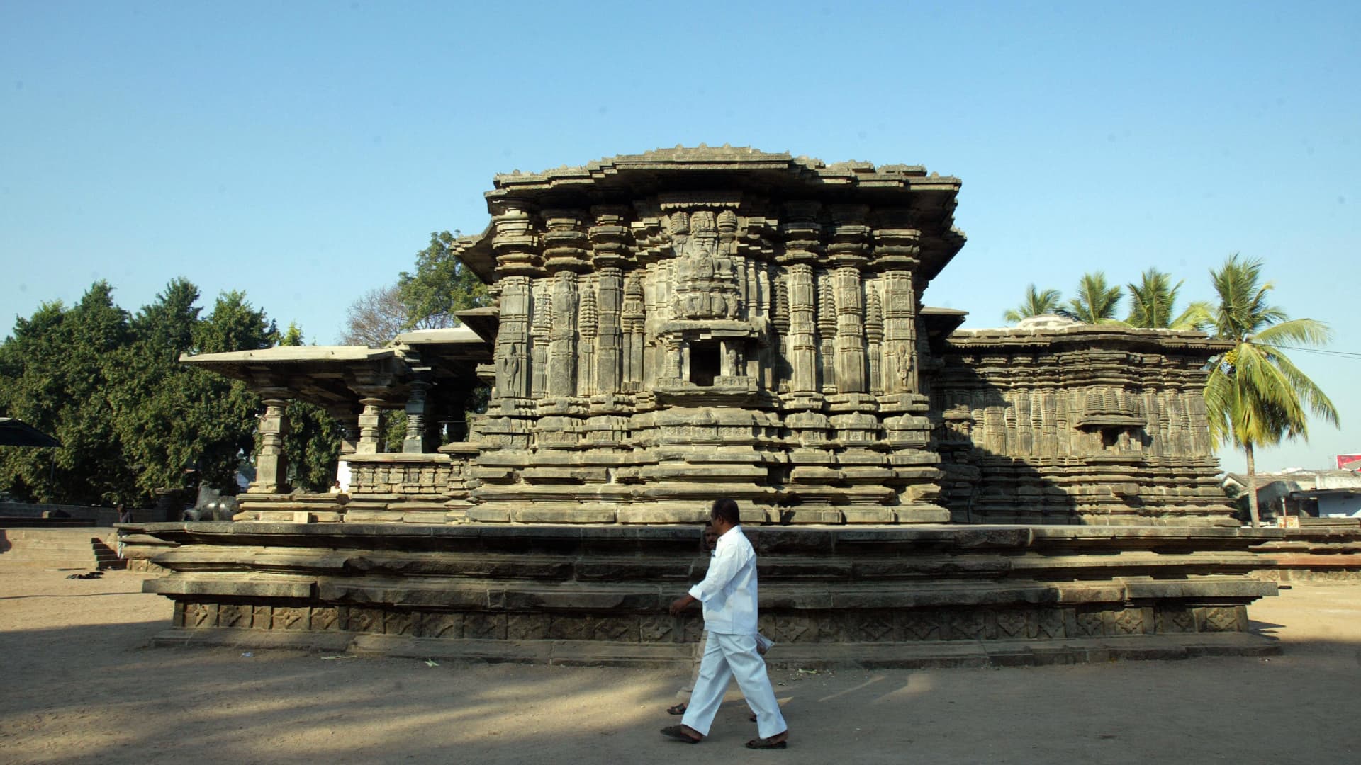The Kakatiya Rudreshwara Temple in India.