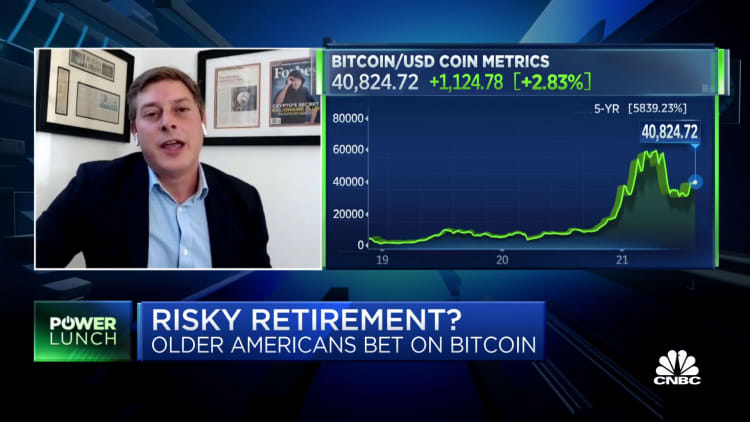 Betting on bitcoin for retirement