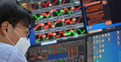 Major indexes in China and India down more than 1% each