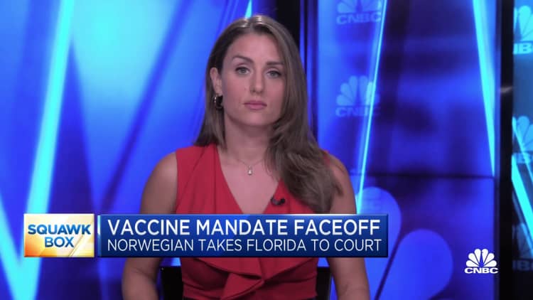 Norwegian Cruise Line takes Florida to court over vaccine mandate ban