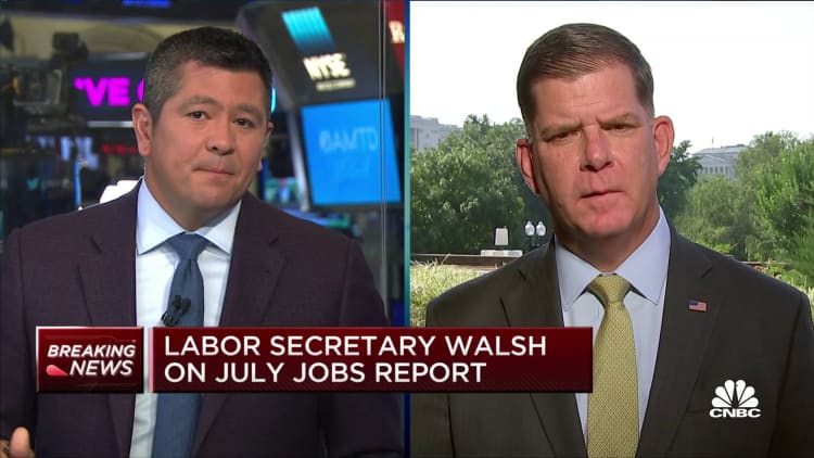 U.S. Labor Secretary Marty Walsh on the state of the labor market