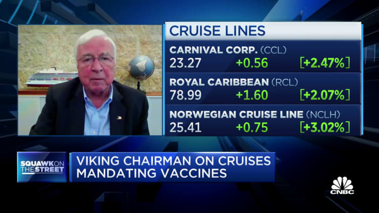 Viking chairman on cruise demand: Bookings up 42% for 2022 over 2019