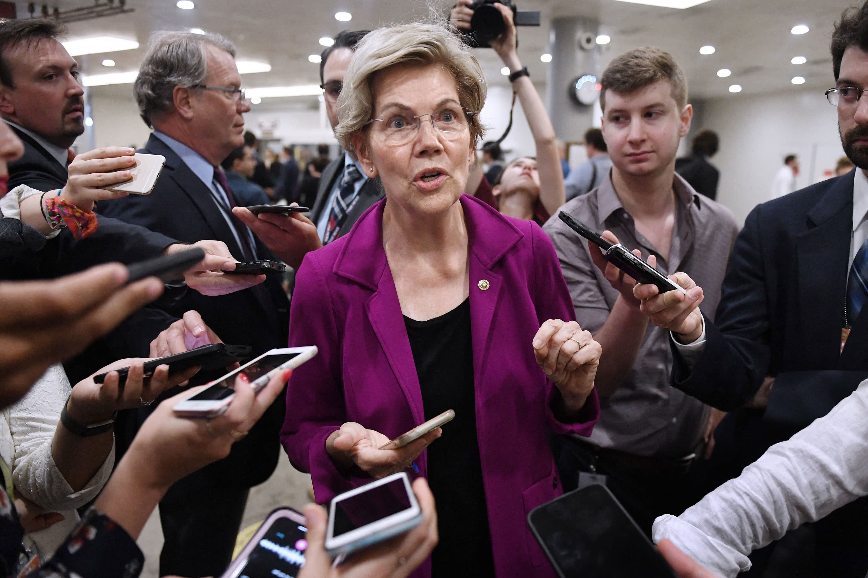 Elizabeth Warren wants the $3.5 trillion budget plan to help the IRS target 'wea..