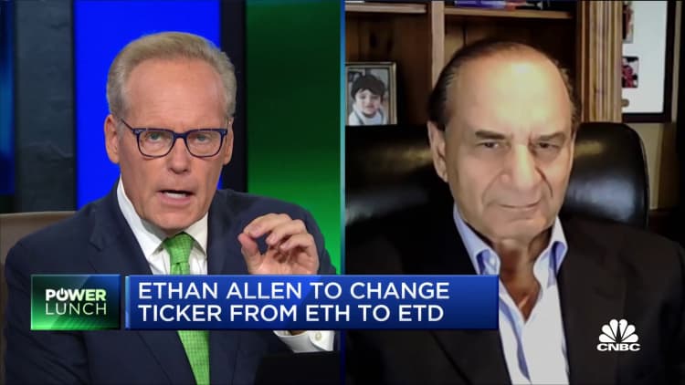 Ethan Allen CEO on ticker change and supply chain challenges