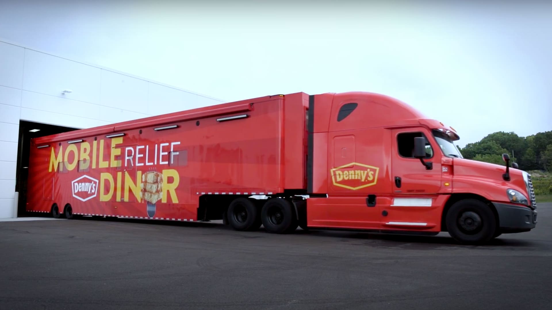 Denny's Mobile Relief Diner