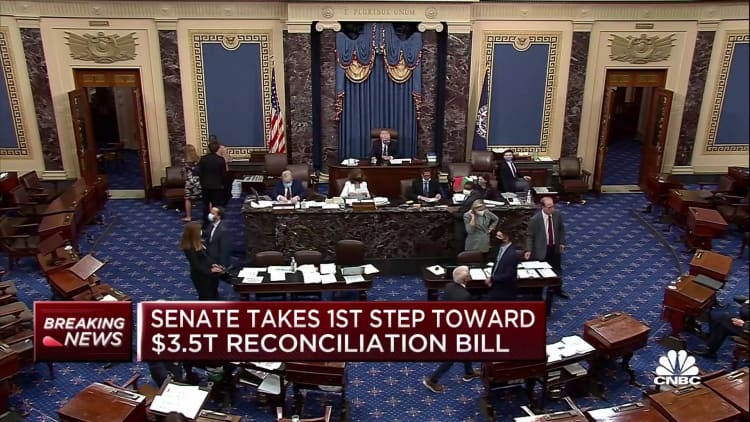 Senate takes first step toward $3.5 trillion reconciliation bill