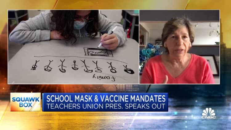 Teachers union president on school mask and vaccine mandates