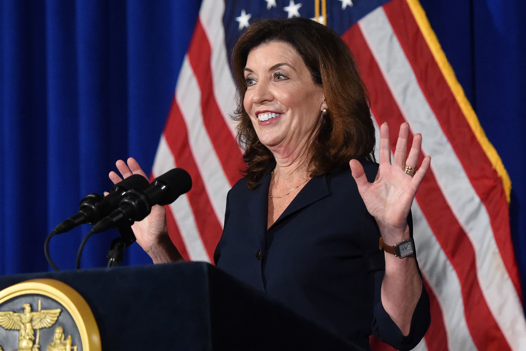 Kathy Hochul says she'll run for New York governor next year after finishing Cuo..