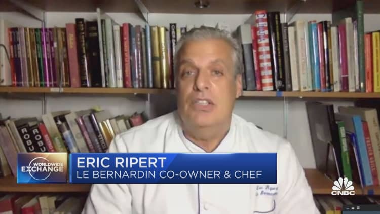 Chef Eric Ripert: Vaccine requirements for indoor dining will make New York a "vibrant city"