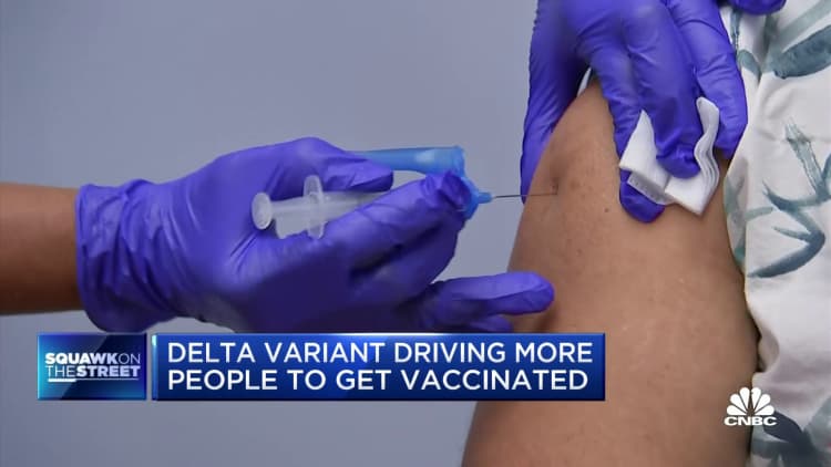 Delta variant driving more people to get vaccinated