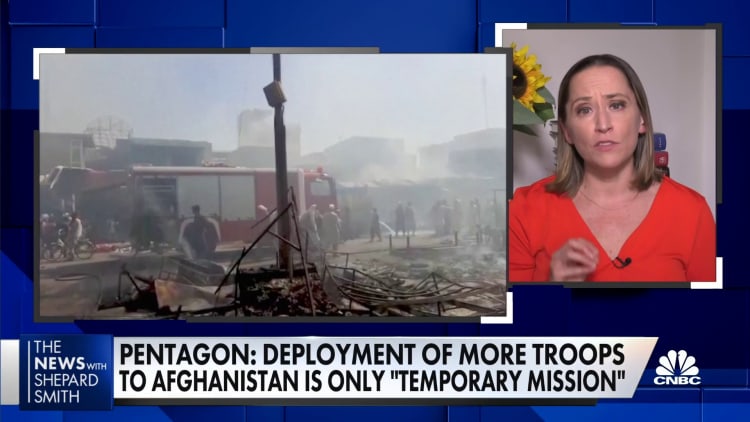 U.S. deploys troops to Kabul to evacuate embassy