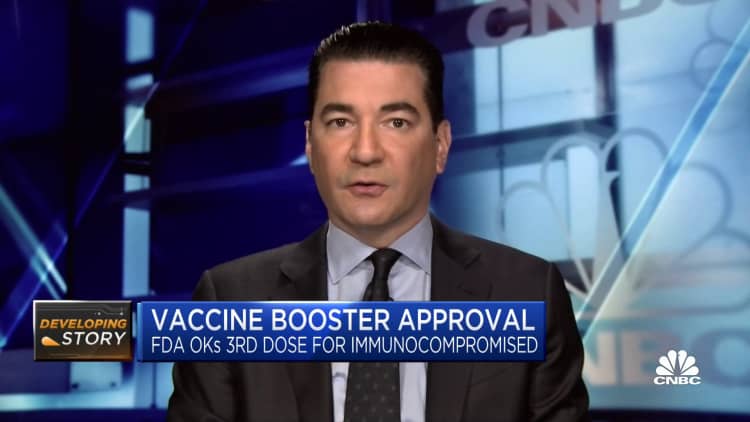 Dr. Gottlieb explains who would be first to get Covid vaccine boosters