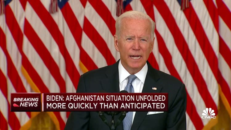 Biden: Wrong to order American troops to step up when Afghan forces won't