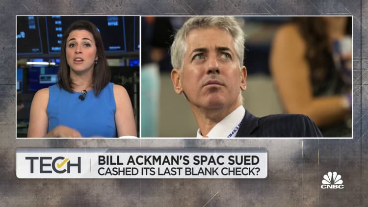 Bill Ackman's SPAC sued