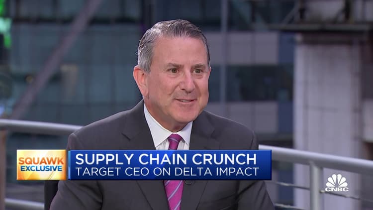 Target CEO on earnings, delta impact and supply chain crunch