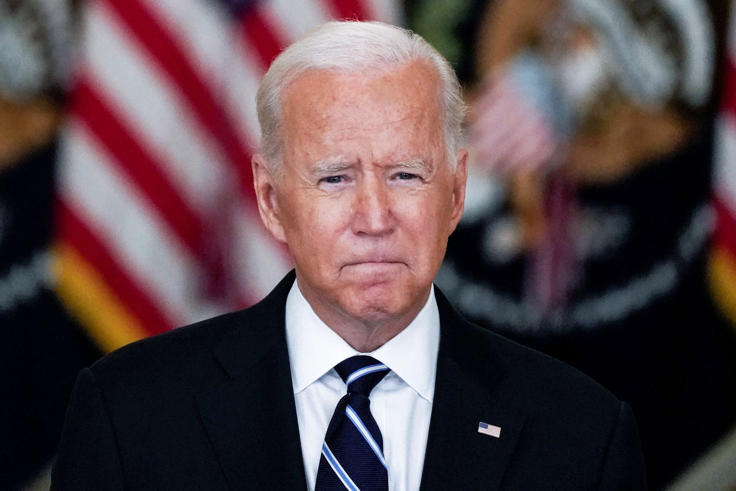  Biden addresses evacuation of Americans and Afghan allies from  Kabul