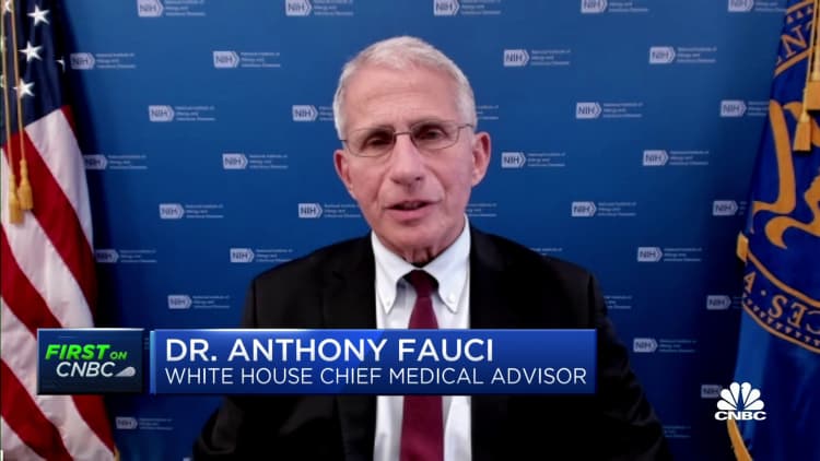 We want to vaccinate the unvaccinated as much as possible, says Dr. Fauci