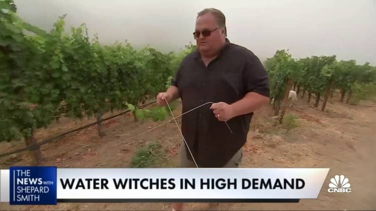 Demand for water witches growing in California