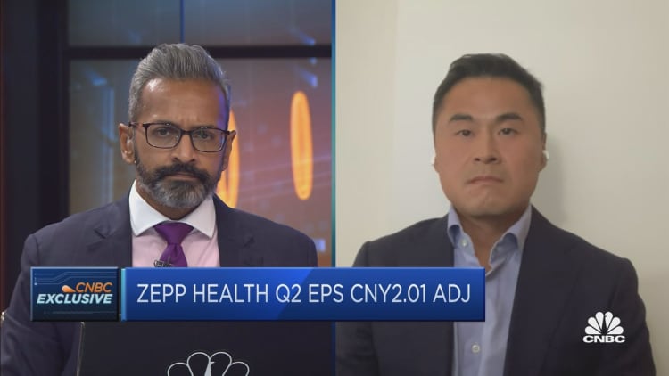 Smart wearables maker Zepp Health CFO discusses China's tech regulation, data security, chip supply