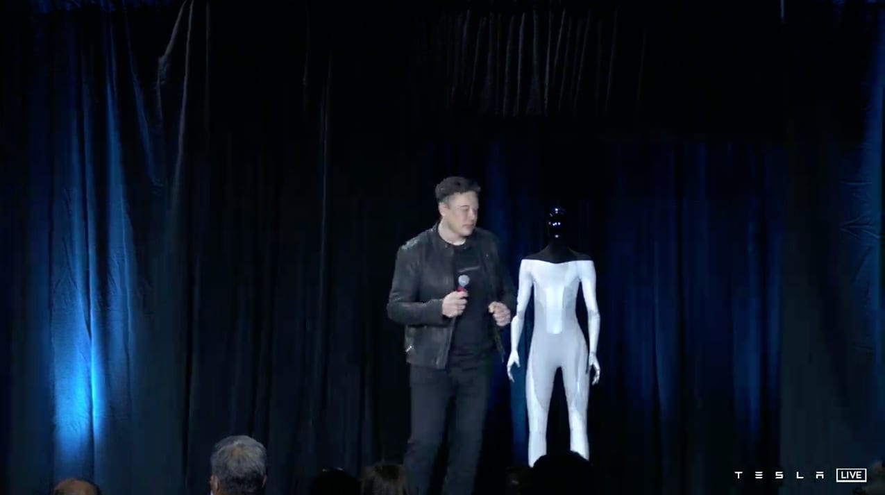 Elon Musk teases Tesla Bot, humanoid robot for repetitive tasks.