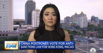 China postpones vote for anti-sanctions law for Hong Kong, Macao