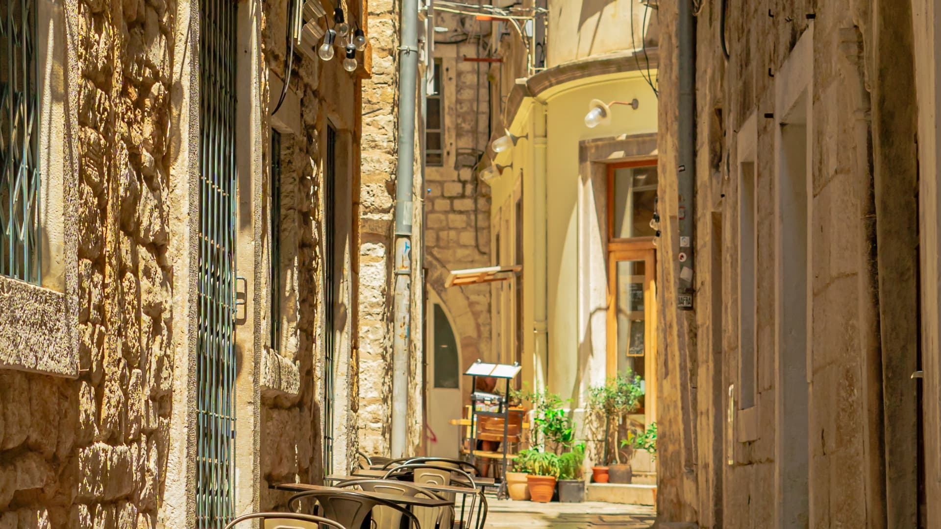 A beautiful street in the heart of downtown Split