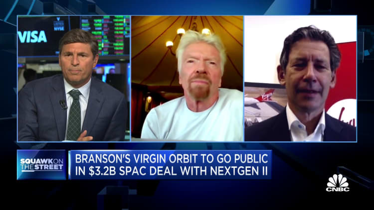 Watch CNBC's full interview with Sir Richard Branson and Virgin Orbit CEO Dan Hart