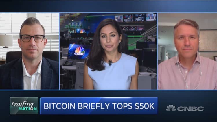 As bitcoin briefly tops $50k, two traders share what's next for crypto space