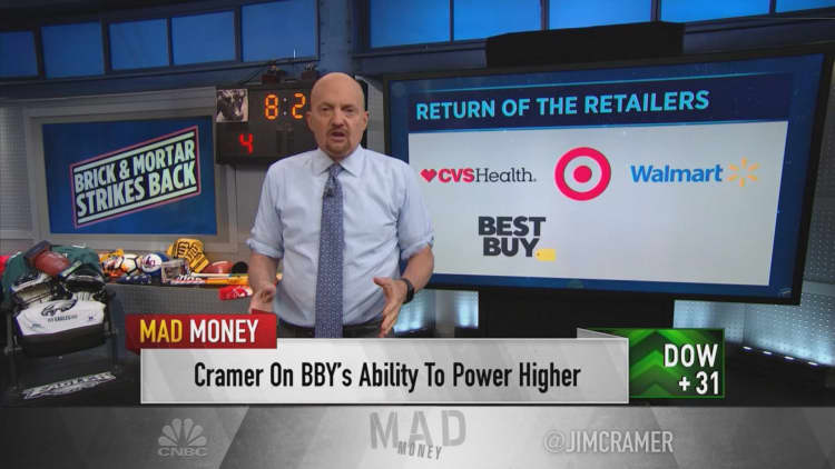 Here's why Jim Cramer thinks Amazon's 'death star' days are over