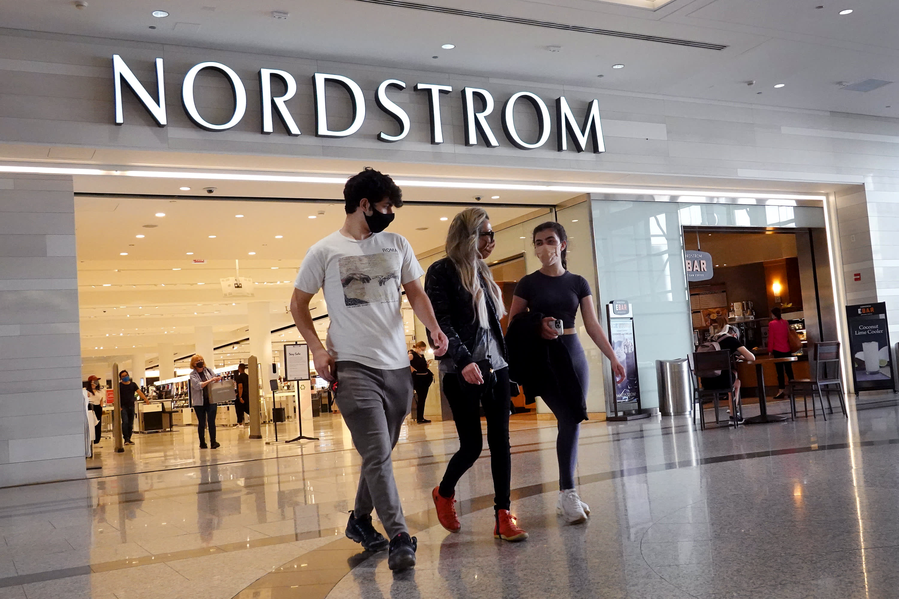 Shares of Nordstrom tank after reporting revenue that fell short of 2019 levels