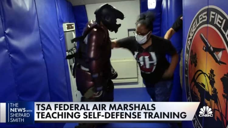 Flight attendants are taking self-defense training to deal with unruly passengers