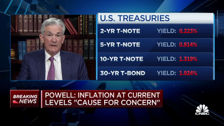 Powell: Different, more stringent test for rate hikes