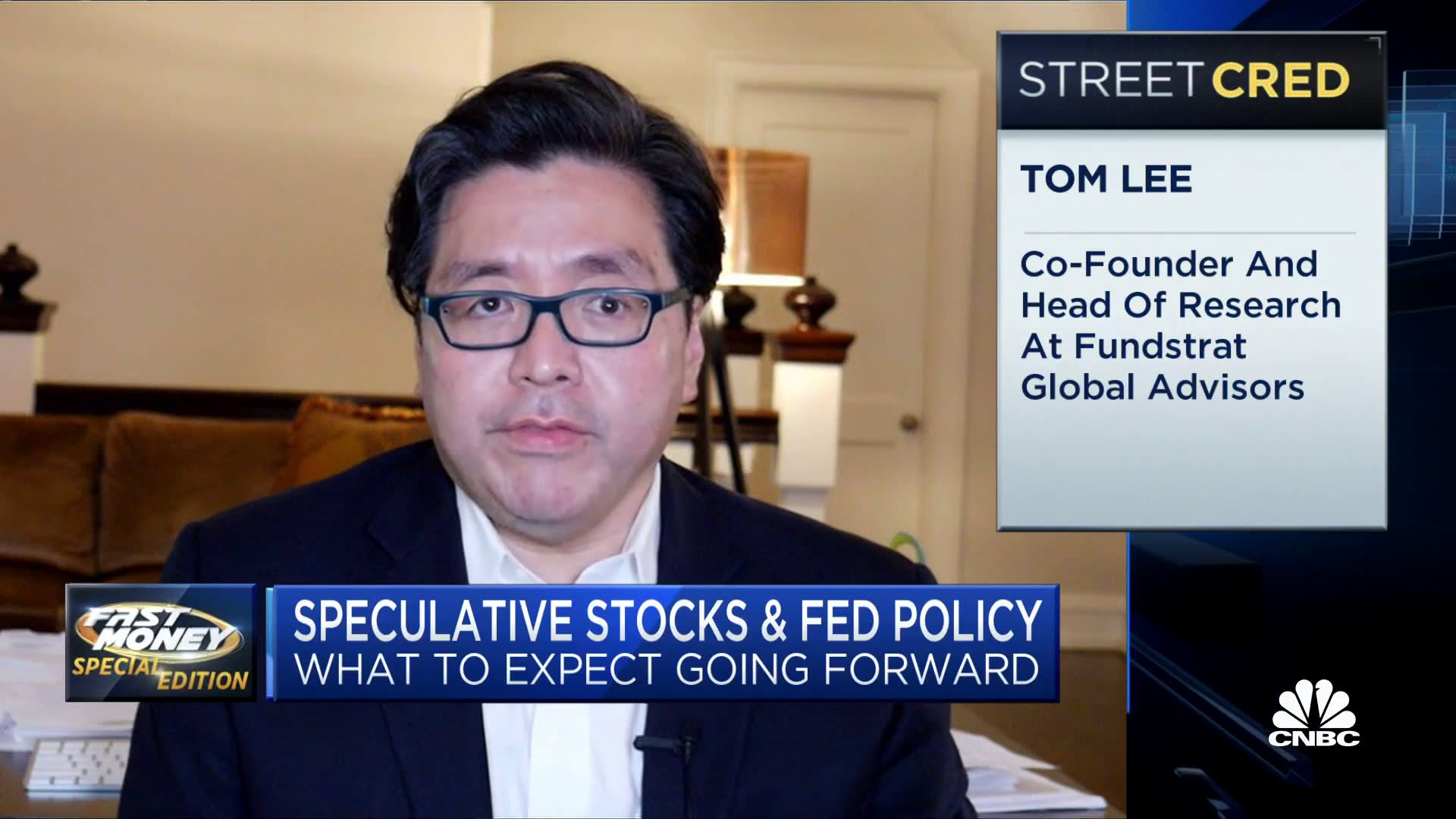 Tapering is going to be a huge adjustment, says Fundstrat's Tom Lee