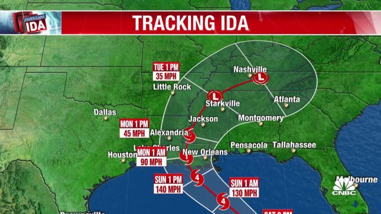 Ida set to make landfall as a Category 4 hurricane