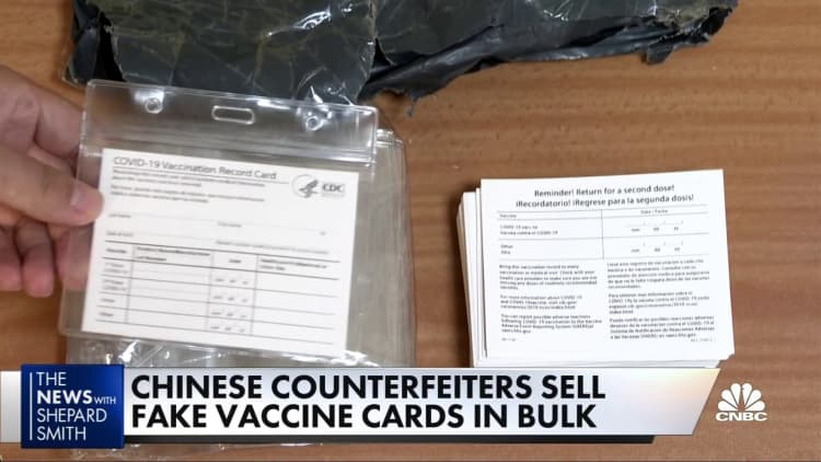 Penalties for fake vaccine cards get steeper