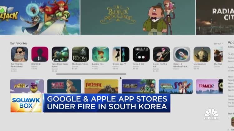 Google and Apple app stores under fire in South Korea