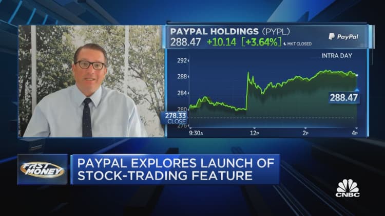 PayPal considers stock trading platform for customers