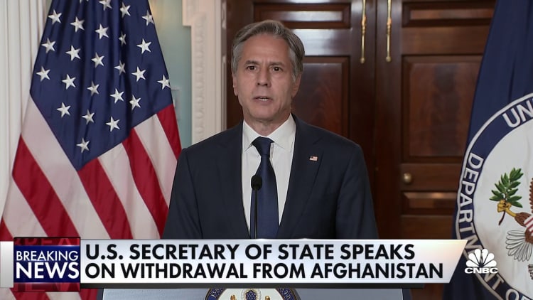 Secretary of State Tony Blinken on U.S. withdrawal from Afghanistan