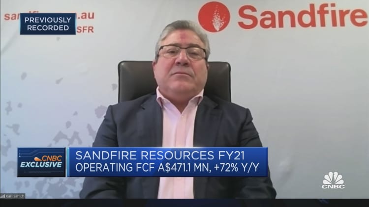 Sandfire Resources is actively looking for potential business acquisitions, says CEO