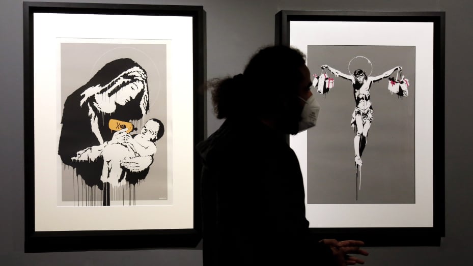 Fake Banksy NFT sells for more than $300,000