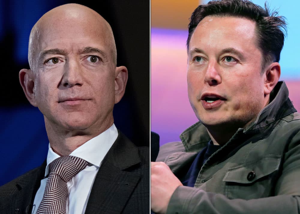 Elon Musk throws another dig at Jeff Bezos’ approach to space: ‘You cannot sue your way to the moon’