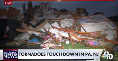 Tornadoes destroy homes in Jersey