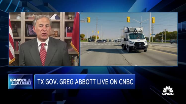 Autonomous vehicles are coming very rapidly in the state of Texas: Gov. Abbott
