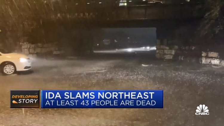 At least 43 people are dead after Ida slams Northeast