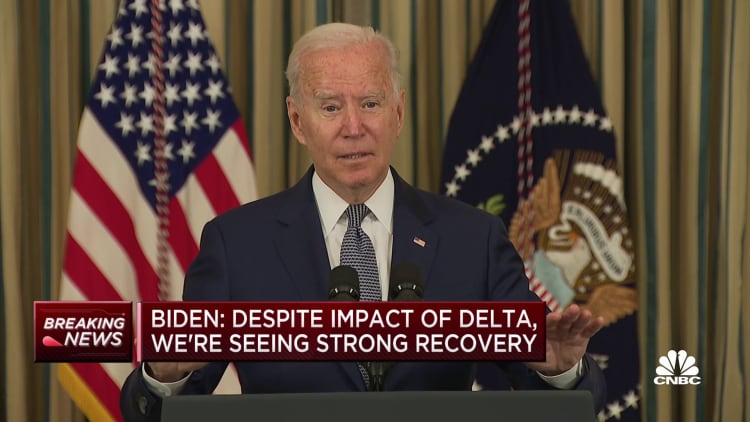 President Biden addresses disappointing data from August jobs report