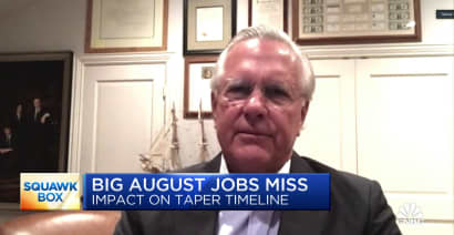 Former Dallas Fed president Fisher on August jobs miss, taper timeline
