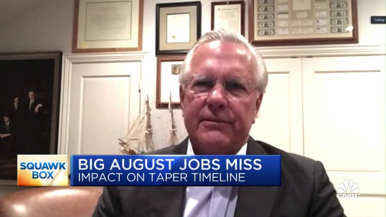 Former Dallas Fed president Fisher on August jobs miss, taper timeline