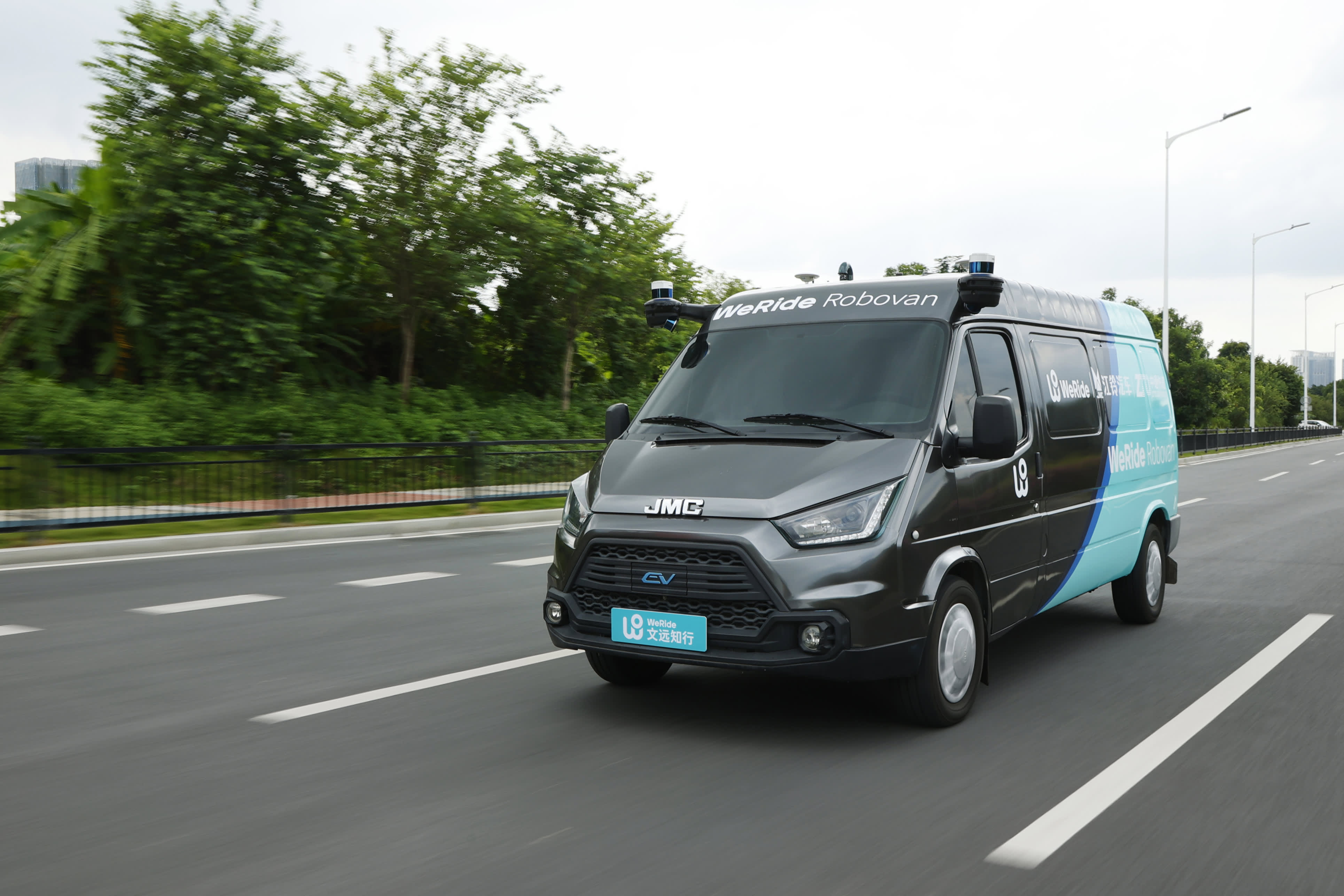 Chinese driverless car firm WeRide launches ‘Robovan’ for deliveries