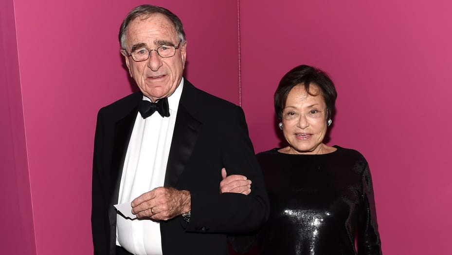 Harry Macklowe and Linda Macklowe attend the 2015 Guggenheim International Gala Dinner made possible by Dior at Solomon R. Guggenheim Museum on November 5, 2015 in New York City.